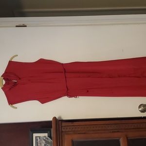 Nwot Banana Republic satin dress size 10 fuchsia